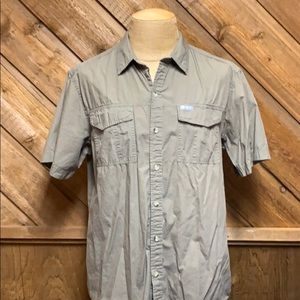Columbia cotton hiking shirt L